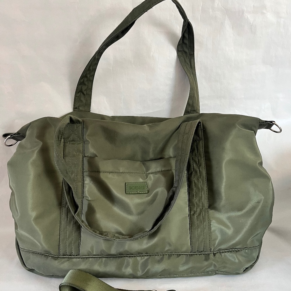 Bodhi Travel Brief Overnight Computer carry on bag lightweight Military Green